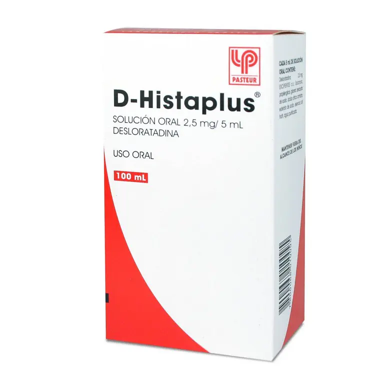 D-Histaplus Desloratadina 2,5 mg/5 ml Solucion oral 100 ml. 1