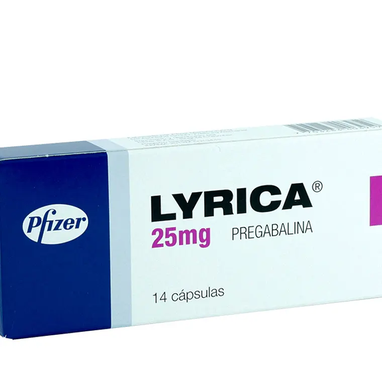 Lyrica Pregabalina 25 mg 14 Cápsulas. 1
