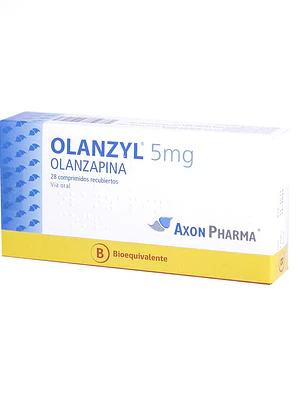Olanzyl (B) Olanzapina 5 mg 28 Comprimidos recubiertos.