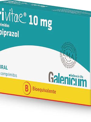 Arivitae (B) Aripiprazol 10 mg 28 Comprimidos.