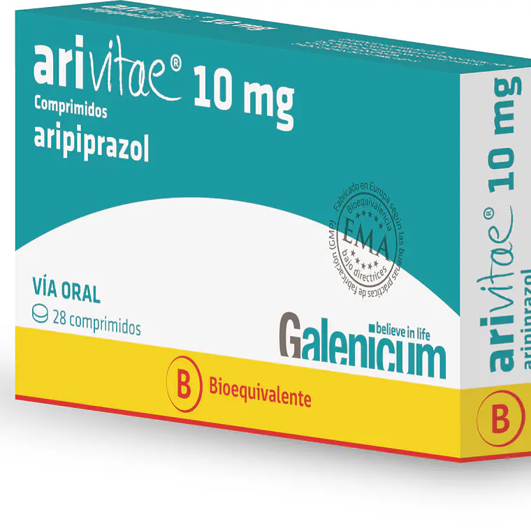 Arivitae (B) Aripiprazol 10 mg 28 Comprimidos. 1