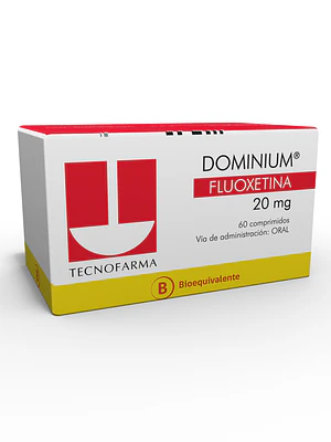 Dominium (B) Fluoxetina 20 mg 60 Comprimidos.