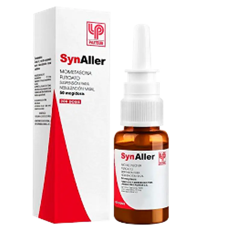 SynAller Mometasona 50 mcg Nebulizacion nasal 200 Dosis. 1