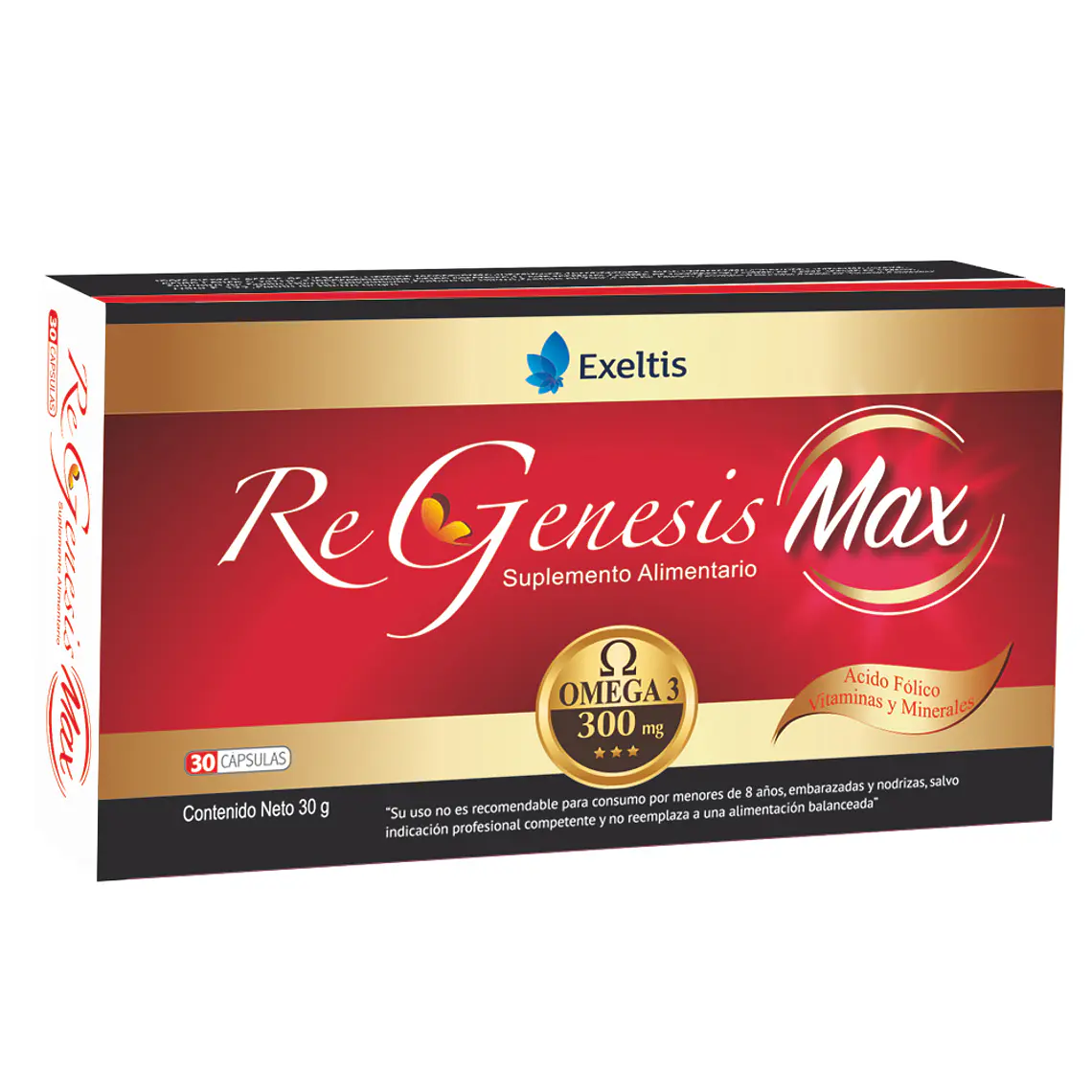 Regenesis Max Suplemento alimentario 30 Cápsulas. 1