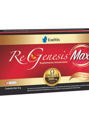 Regenesis Max Suplemento alimentario 30 Cápsulas.