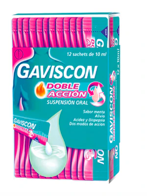 Gaviscon Doble Acción 12 Sachet 10  ml