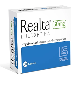 Realta Duloxetina 30 mg 30 Cápsulas.