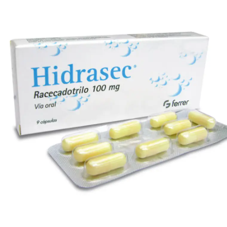Hidrasec Racecadotrilo 100 mg 9 Cápsulas. 1
