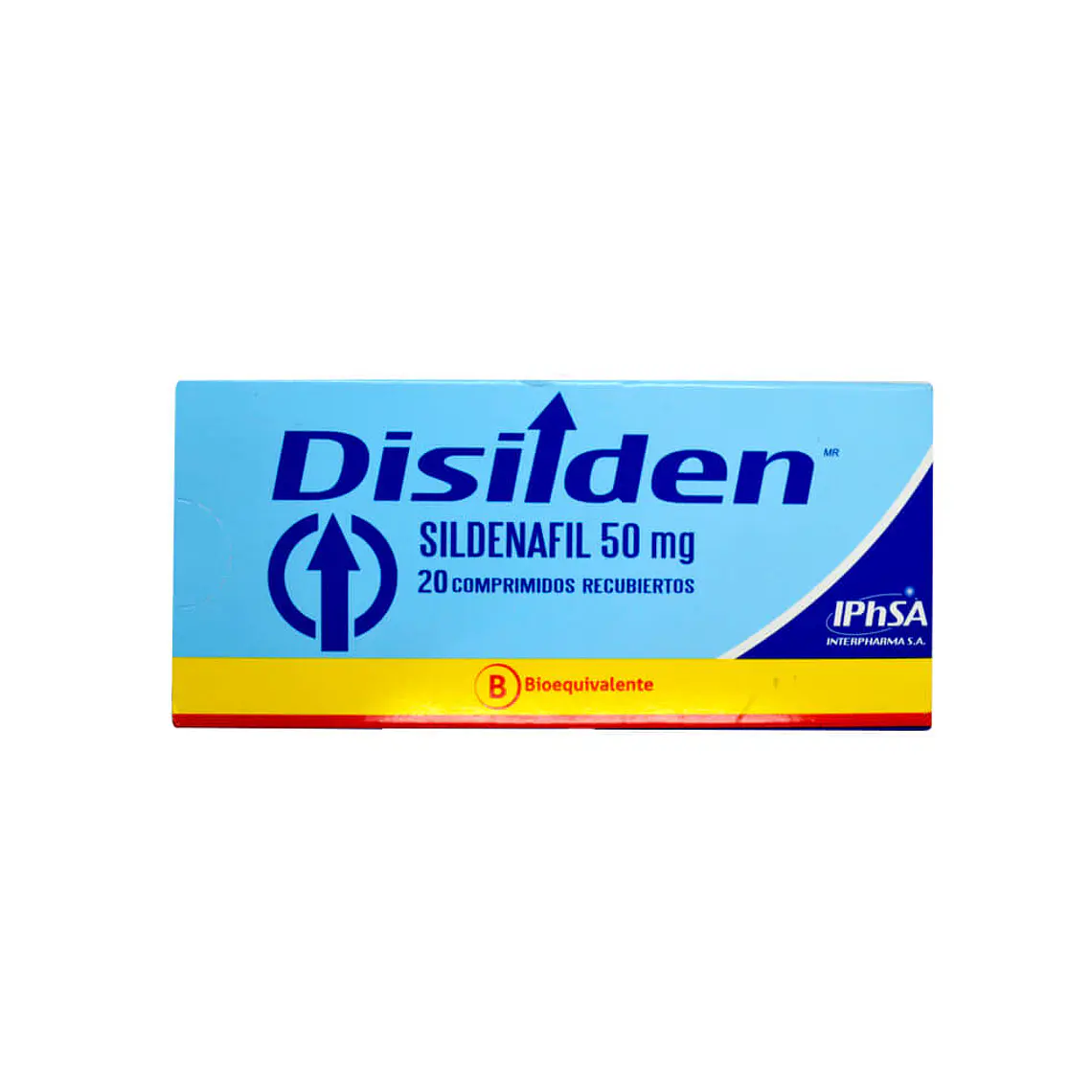 Disilden (B) Sildenafil 50 mg 20 Comprimidos recubiertos. 1