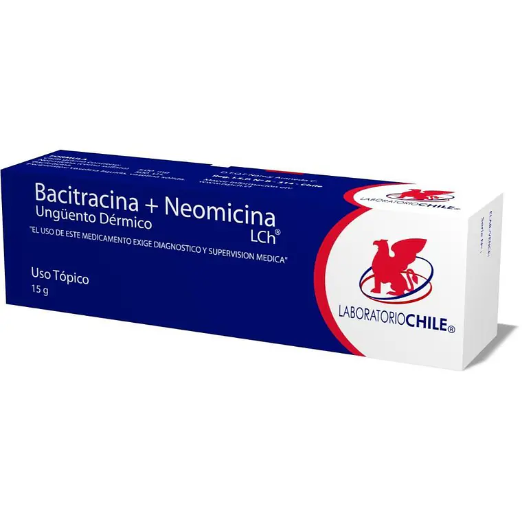Bacitracina + Neomicina Ungüento dérmico 15 g. 1