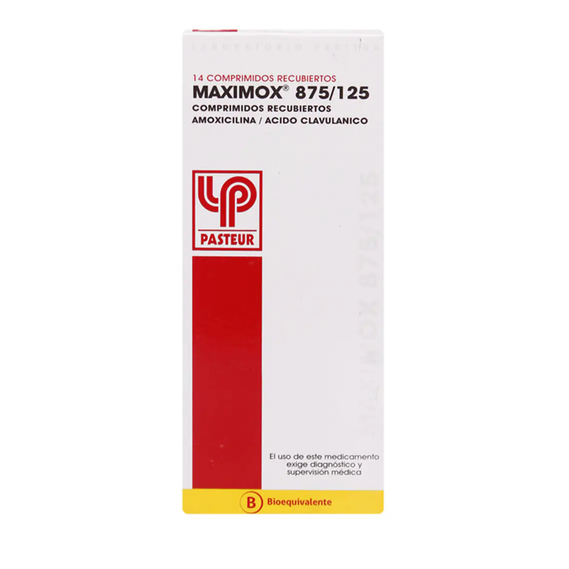 Maximox (B) 875/125 mg 14 Comprimidos recubiertos. 1