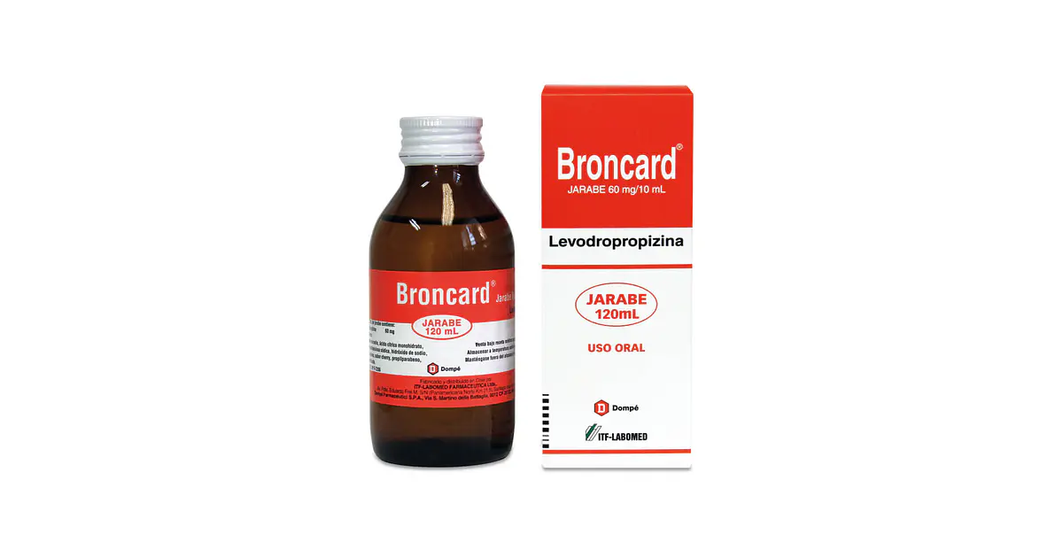 Broncard Levodropropizina Jarabe 120 ml