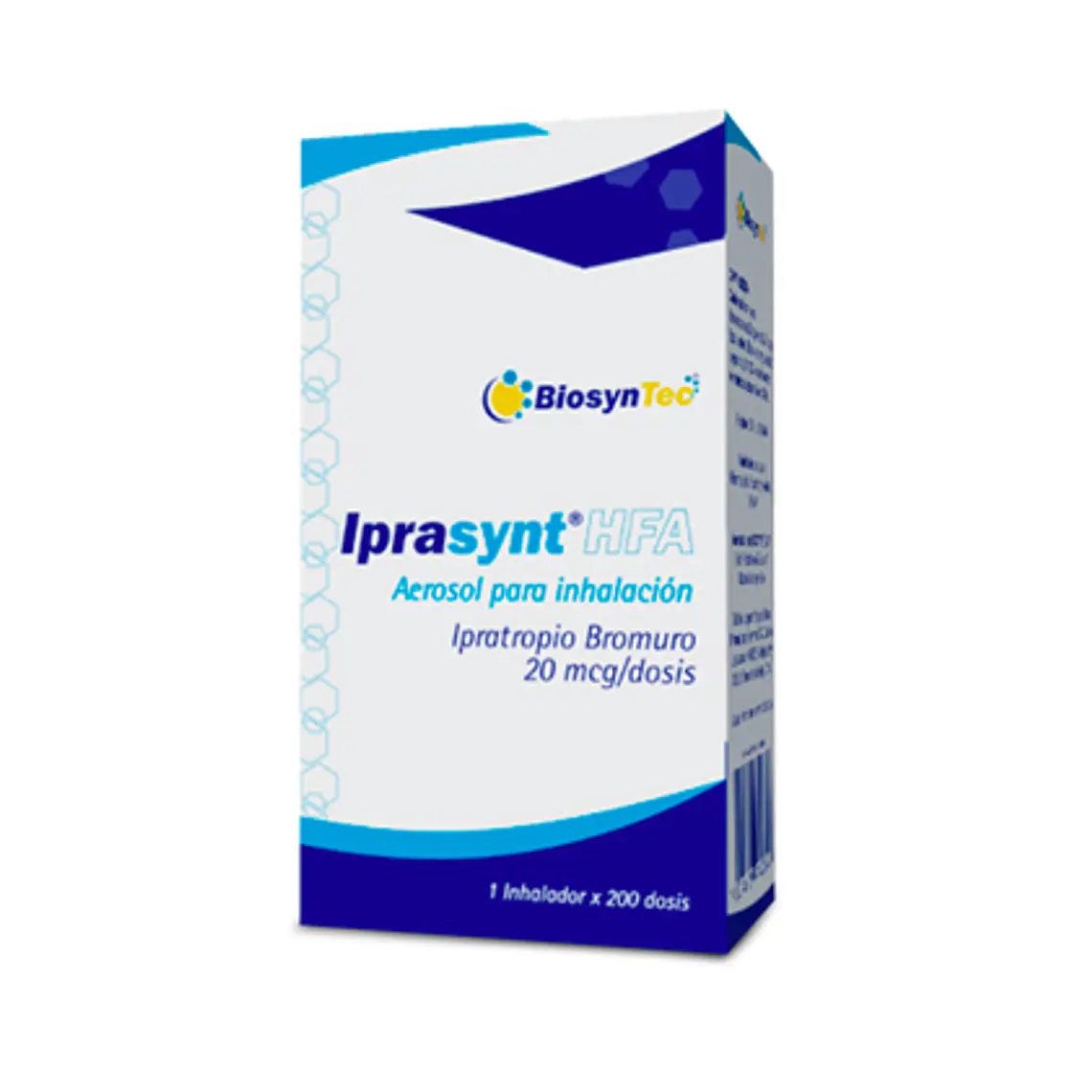 Iprasynt HFA  20 mcg Inhalador 200 Dosis. 1