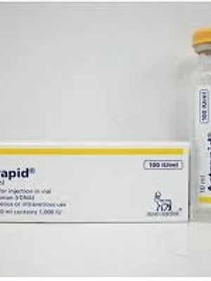 Actrapid Insulina humana Solución Inyectable 100 IU /ml 1 Unidad.