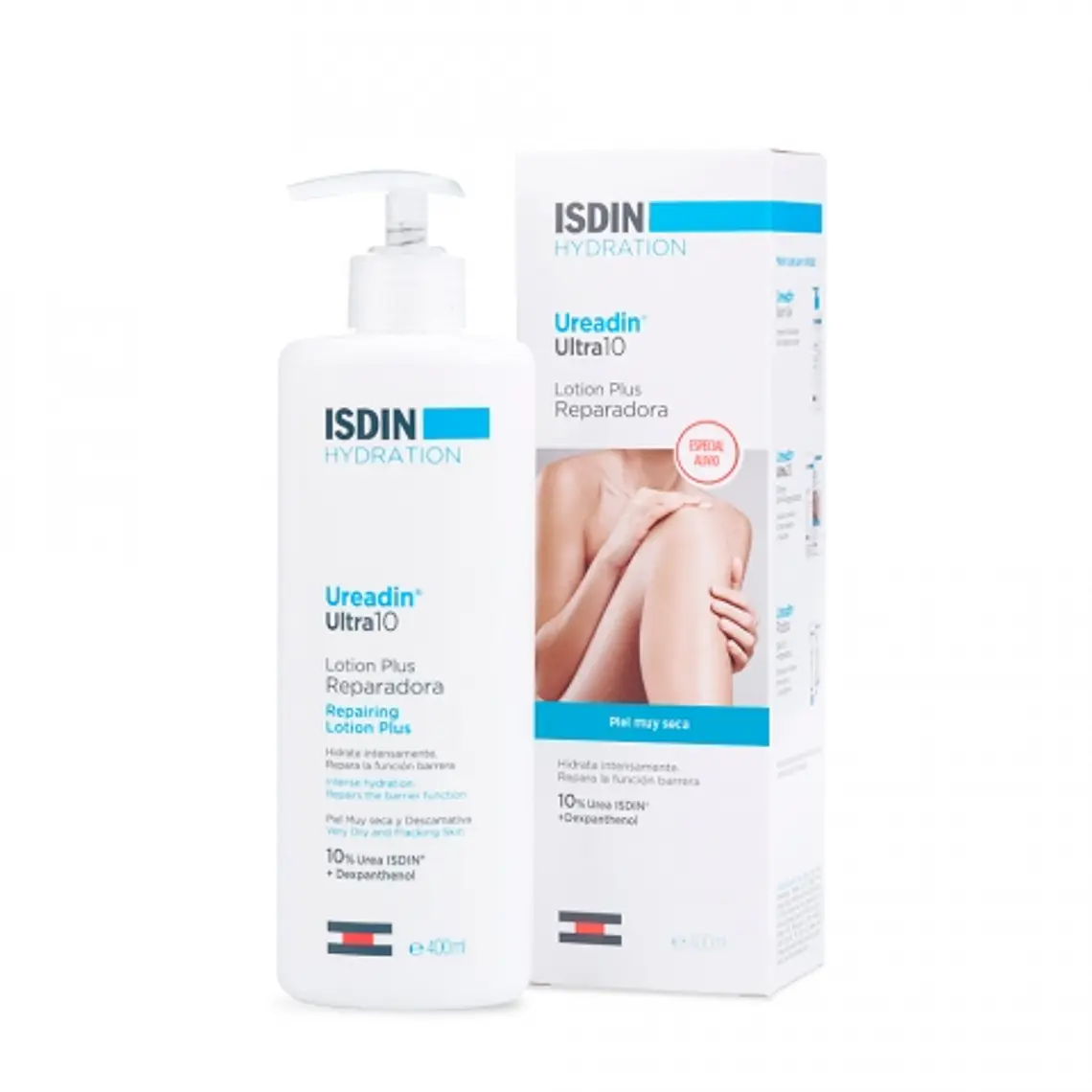Ureadin Ultra 10 Loción plus reparadora 400 ml. ISDIN 1
