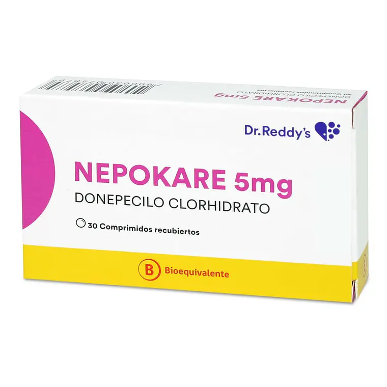 Nepokare (B) Donepecilo 5 mg 30 Comprimidos. 1