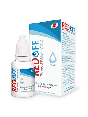 Redoff Nafazolina 0,0125 % Solución oftálmica 15 ml.