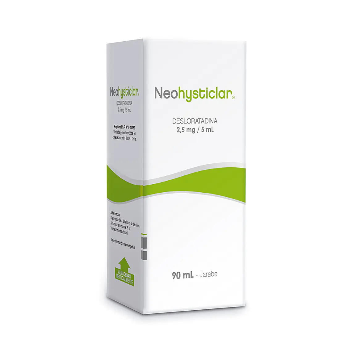 Neohysticlar Desloratadina 2,5 mg / 5  ml Jarabe 90  ml. 1