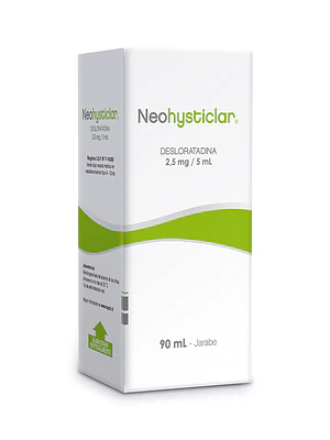 Neohysticlar Desloratadina 2,5 mg / 5  ml Jarabe 90  ml.
