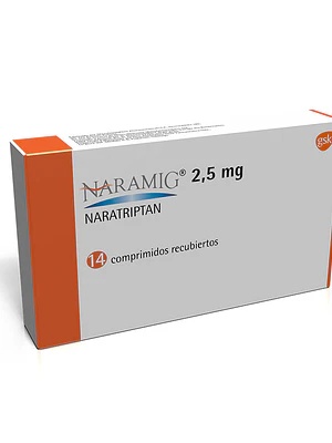 Naramig Naratriptan 2,5 mg 14 Comprimidos recubiertos.