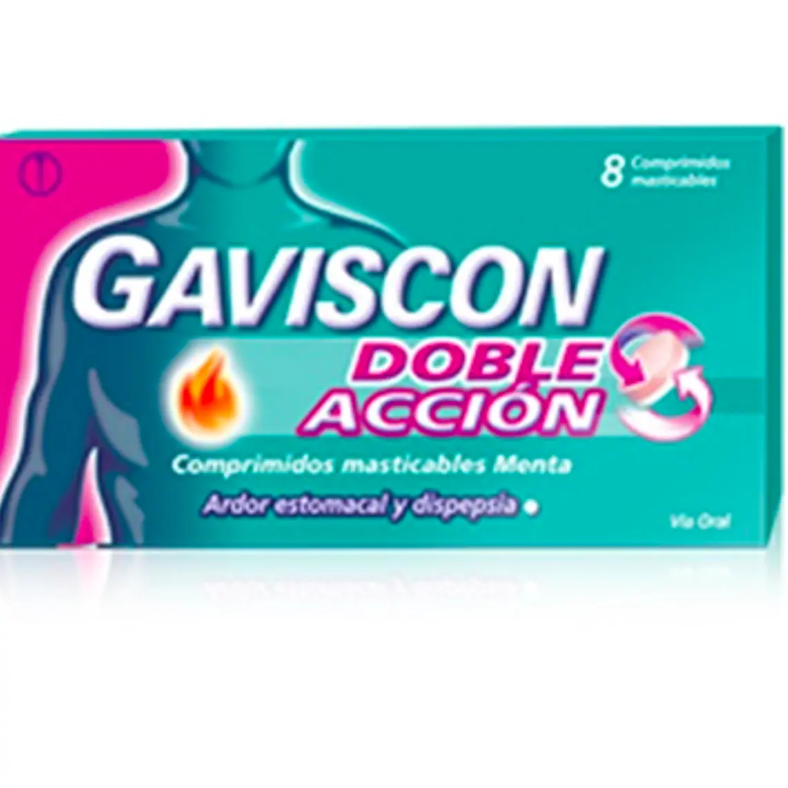 Gaviscon Doble Acción 8 Comprimidos Masticables 1