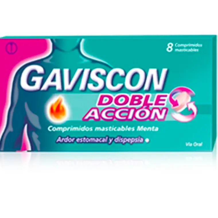 Gaviscon Doble Acción 8 Comprimidos Masticables 1