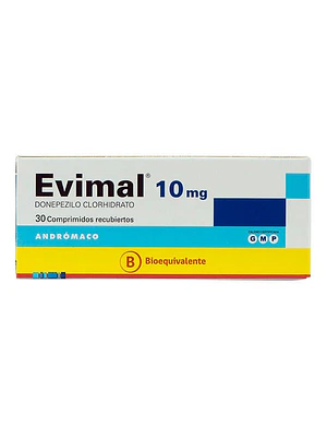 Evimal (B) Domepezilo 10 mg 30 Comprimidos recubiertos.