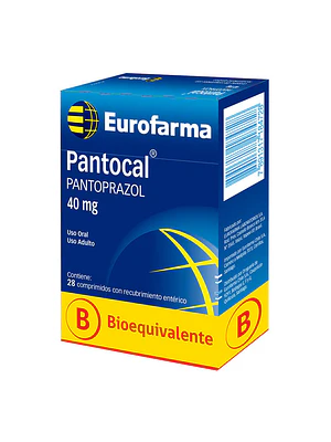 Pantocal (B) Pantoprazol 40 mg 28 Comprimidos.