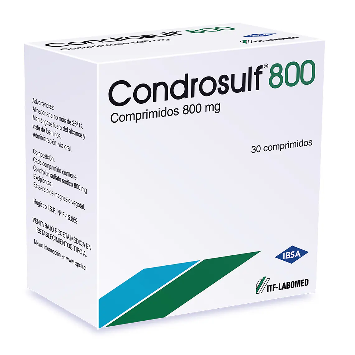 Condrosulf  Condroitina 800 mg 30 Comprimidos. 1