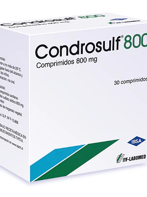 Condrosulf  Condroitina 800 mg 30 Comprimidos.
