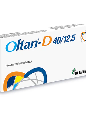 Oltan-D Olmesartán, Hidroclorotiazida 40/12,5 mg 30 Comprimidos.