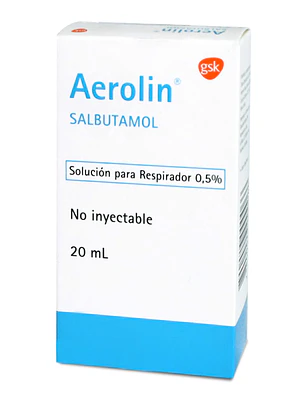 Aerolín Salbutamol  Solución para respirador 0,5 % 20 ml.