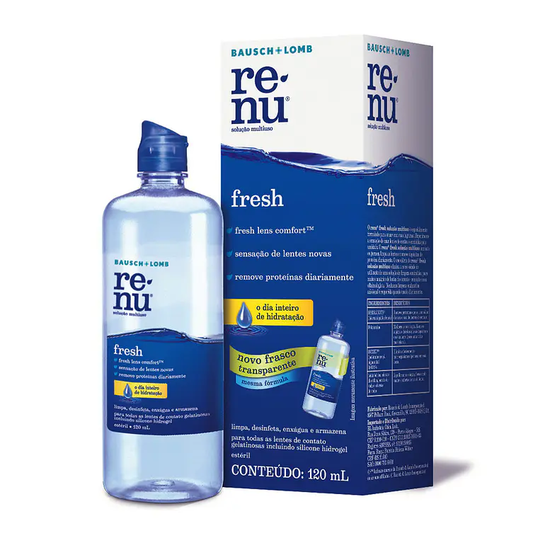 Renu fresh Solución multipropósito 120 ml. 1