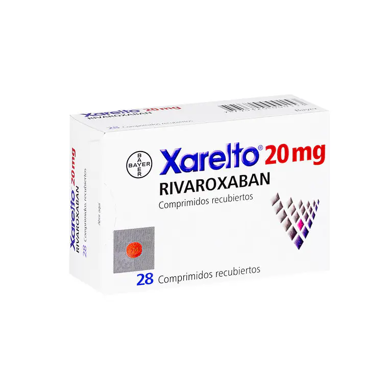 Xarelto  Rivaroxaban 20 mg 28 Comprimidos recubiertos. 1