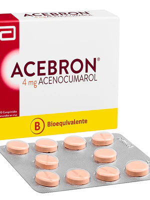 Acebron (B) Acenocumarol 4 mg 20 Comprimidos.
