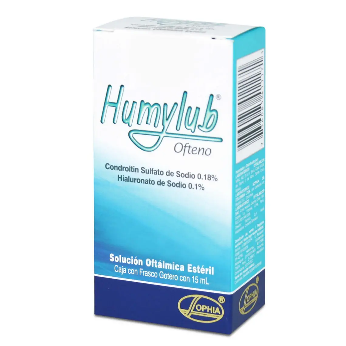 Humylub Ofteno Solución oftálmica 15 ml. 1