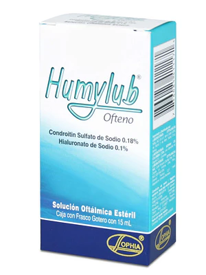 Humylub Ofteno Solución oftálmica 15 ml.