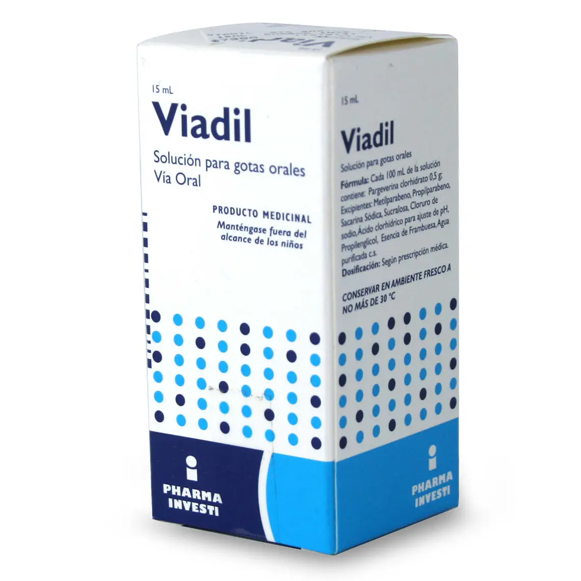 Viadil Pargeverina 5 mg/ml Gotas 15 ml. 1