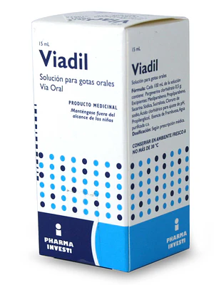 Viadil Pargeverina 5 mg/ml Gotas 15 ml.