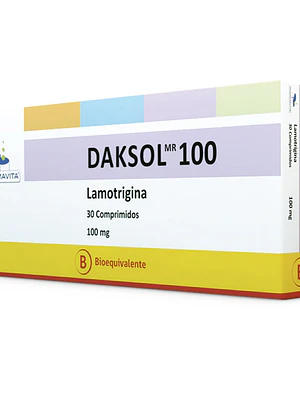 Daksol (B) Lamotrigina 100 mg 28 Comprimidos.
