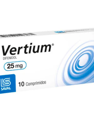 Vertium Difenidol 25 mg 10 Comprimidos.