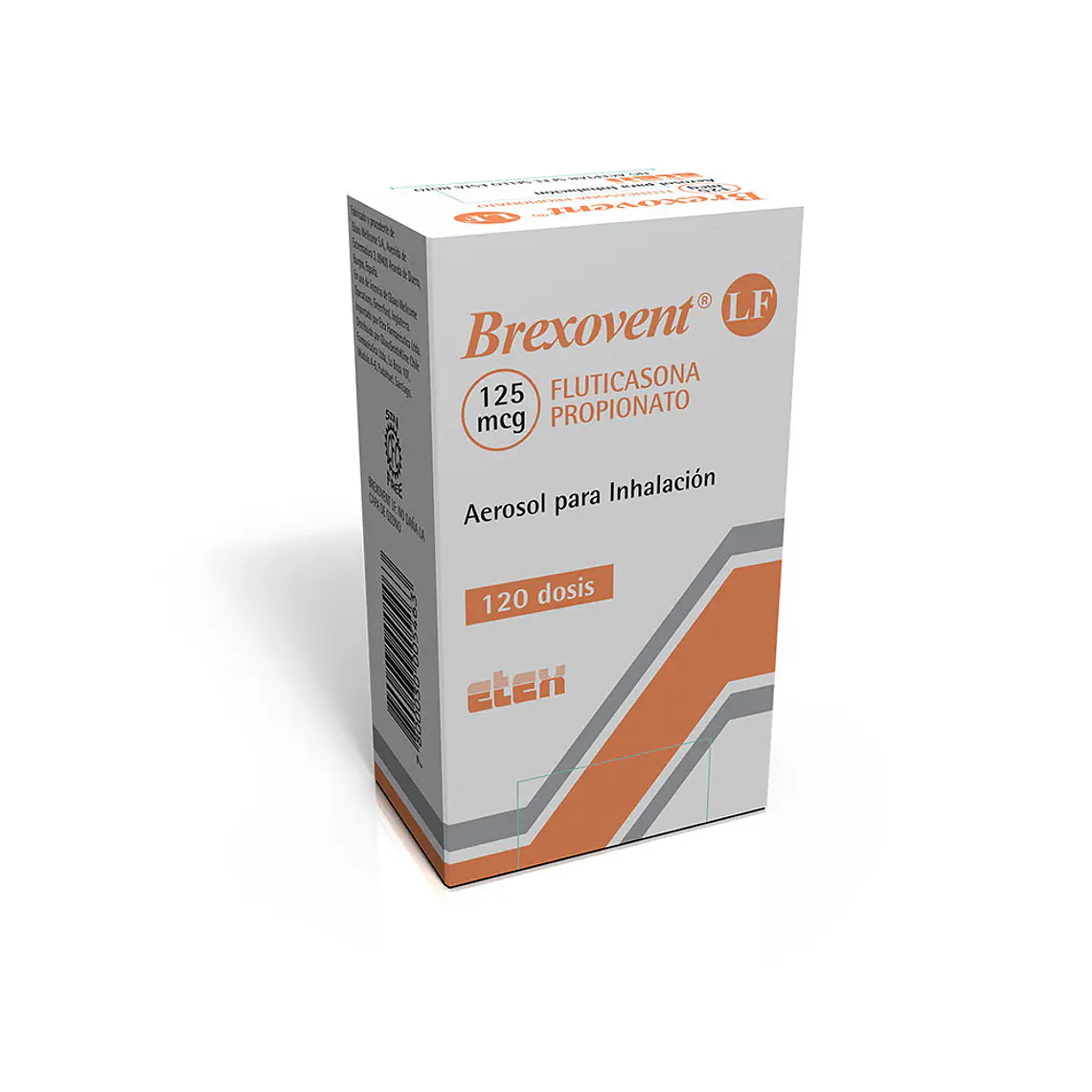 Brexovent LF Fluticasona 125 mcg Inhalador 120 Dosis. 1