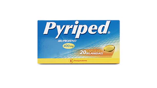 Pyriped (B) Ibuprofeno 400 mg 20 Cápsulas blandas.