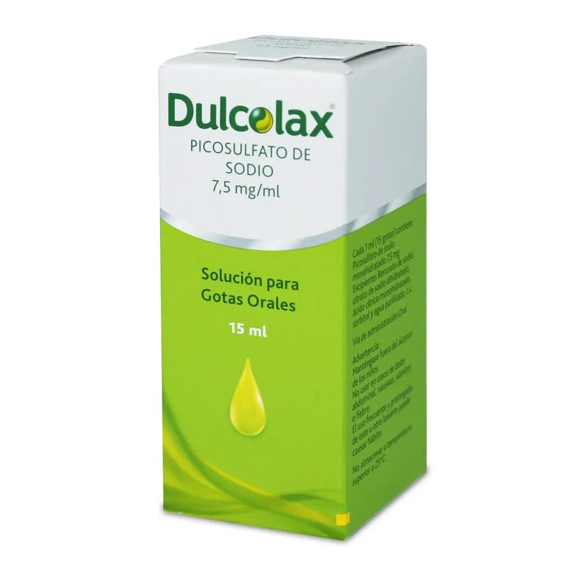 Dulcolax Picosulfato de sodio 7,5 mg / ml Gotas 15 ml. 1