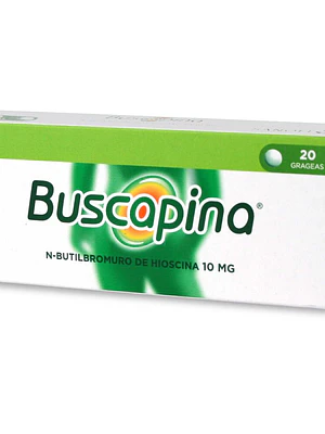 Buscapina N-Butilbromuro 10 mg 20 Grageas.