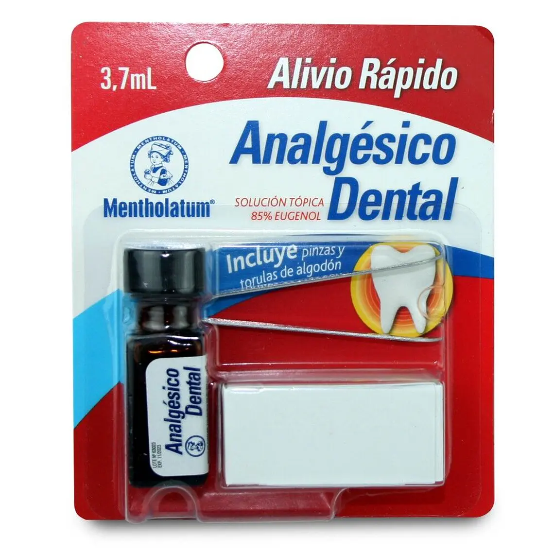 Mentholatum Analgésico dental Eugenol 85% Solución tópica 3,7 ml. 1