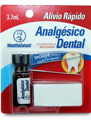 Mentholatum Analgésico dental Eugenol 85% Solución tópica 3,7 ml.