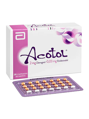 Acotol (B) Dienogest, Etinilestradiol 28 Comprimidos.