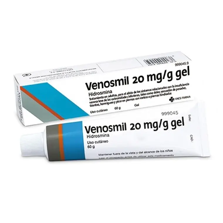 Venosmil Hidrosmina 20 mg Gel  2 % 60 g. 1