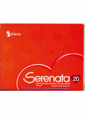 Serenata 20 Clormadinona, Etinilestradiol 28 Comprimidos.